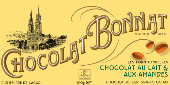 Chocolat au Lait aux amandes